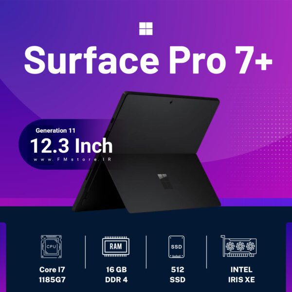 Microsoft Surface Pro 7 Plus Black