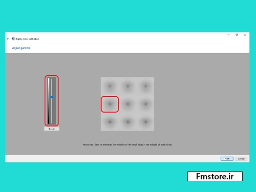 کالیبره کردن رنگ مانیتور(مرحله چهارم)